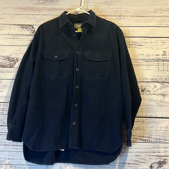 Cabela's Brushed Cotton Button down Shirt Size‎ L - Picture 1 of 6